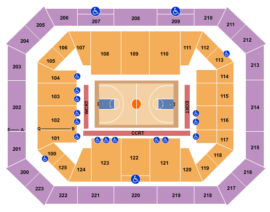 Alaska Airlines Center Globetrotters Seating Chart